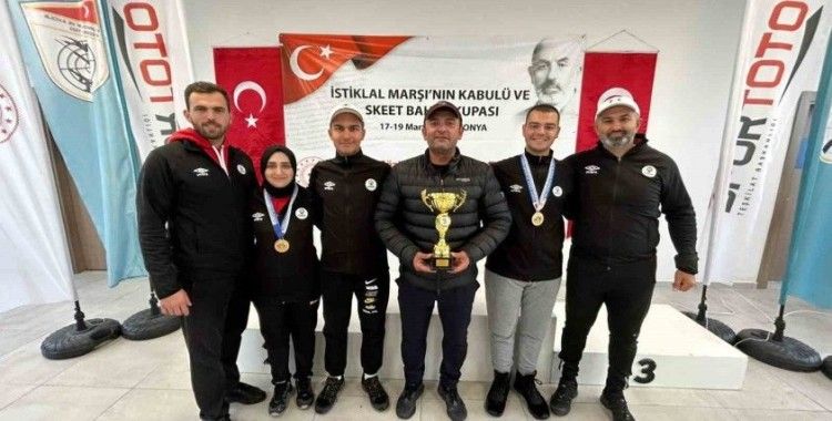 Karatay’ın atıcılık takımından Türkiye 1.’liği
