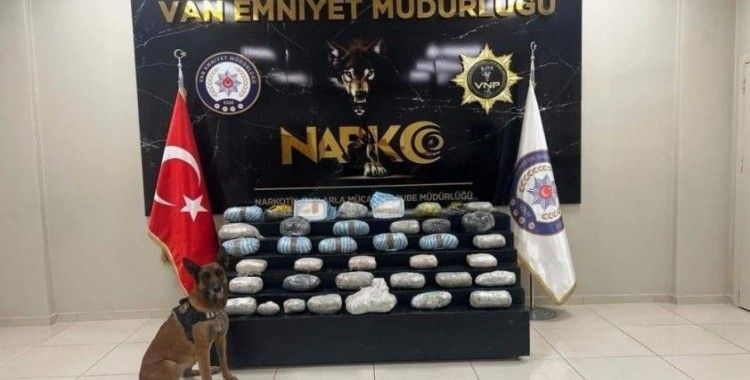 Van'da 31 kilo 770 gram uyuşturucu ele geçildi