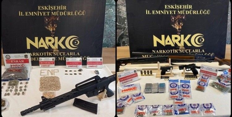 Eskişehir'de uyuşturucu satıcılarına yönelik "Kökünü Kurutma Operasyonu"nda 27 tutuklama