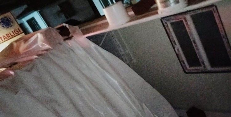 Malatya’da yağış sonrası konteynerin tavanı çöktü
