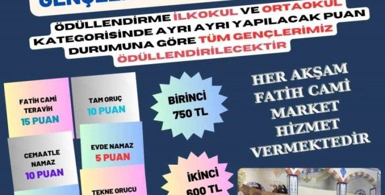 Türkeli’de gençler “ibadette” yarışıyor
