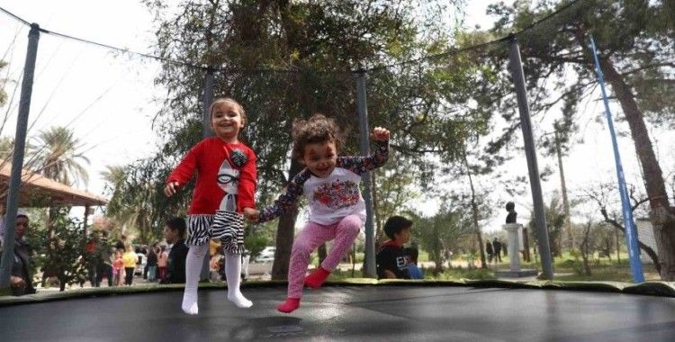 Zeytinpark çocuk sesleriyle renklendi
