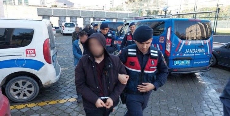 Samsun'da uyuşturucu ticaretinden 5 kişi adliyeye sevk edildi