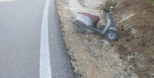 Devrilen motosiklette 2 kişi yaralandı

