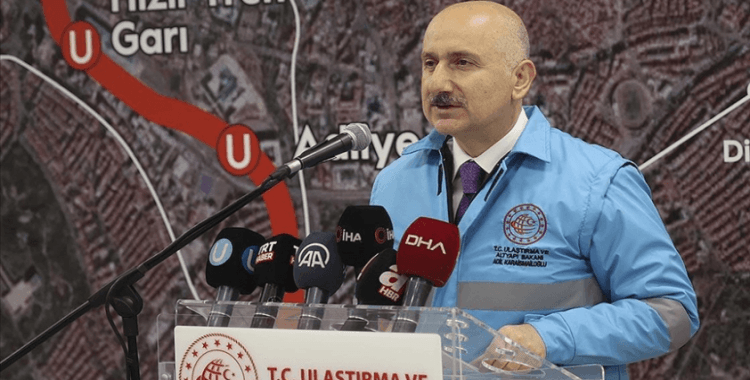 Bakan Karaismailoğlu, AKM-Gar-Kızılay Metro Hattı'nın yakında açılacağını bildirdi