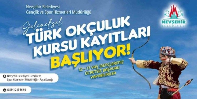 Geleneksel Türk Okçuluğu Kursu kayıtları başladı
