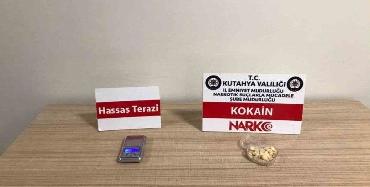 Kütahya’da uyuşturucu madde ticareti yapan şahıs tutuklandı
