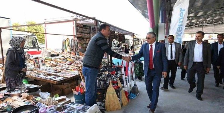 Çamyuva kapalı pazar yeri dualarla açıldı
