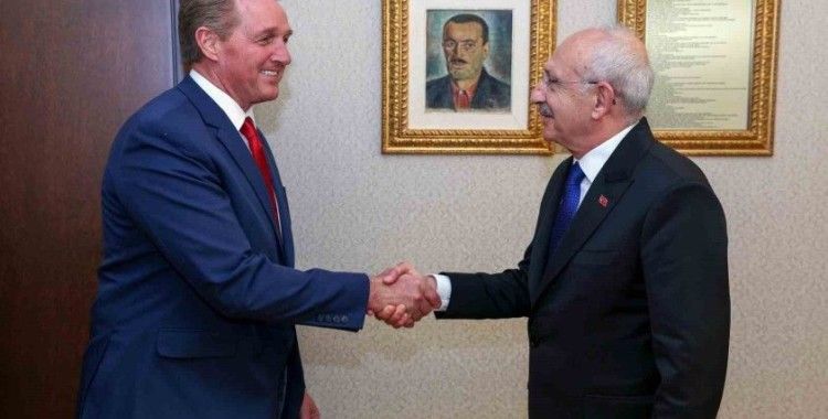 CHP lideri Kılıçdaroğlu, ABD Büyükelçisi Flake’i kabul etti