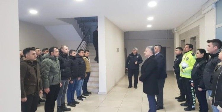 Zonguldak’ta 40 polis memuru deprem bölgesine hareket etti
