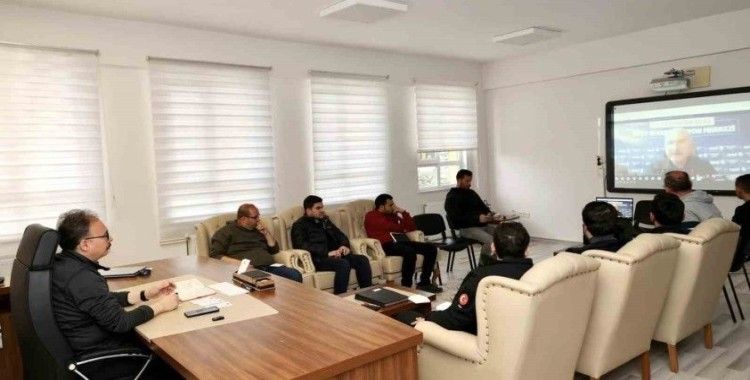 Vali Kızılkaya, Bakan Soylu başkanlığında yapılan toplantıya katıldı
