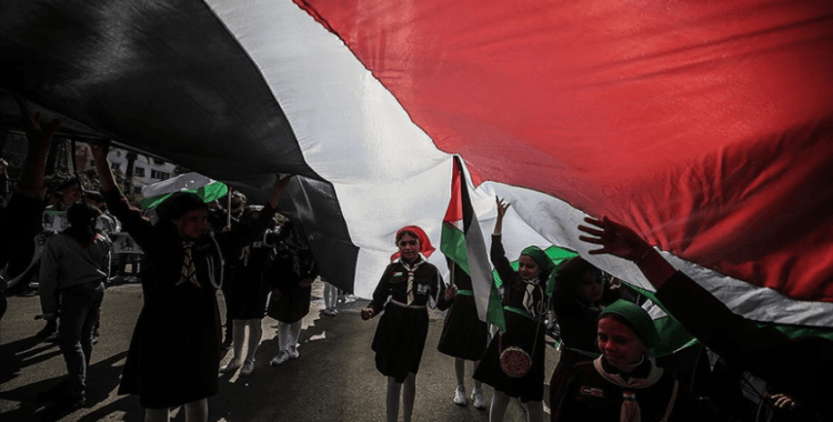 Gazze'de Filistin Toprak Günü'nün 47. yılı etkinliği düzenlendi