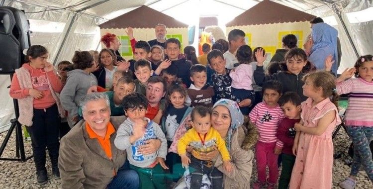 Bodrum’un dostluk kenti Hatay’da çocukların yüzü gülüyor