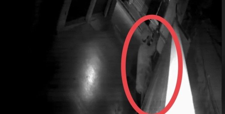 Kedi gibi duvara tırmanan hırsız, güvenlik kameralarından kaçamadı