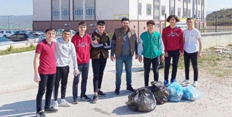 Öğrencilerden çevre duyarlılığı
