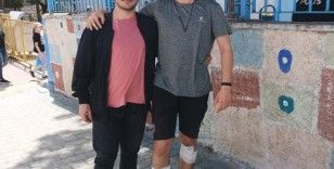 Dün kaza geçirdi, bugün hayatındaki ilk oyunu kullandı
