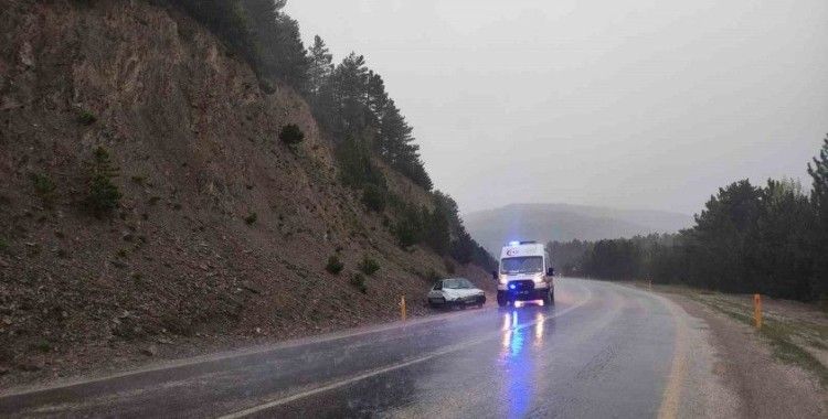 Kastamonu’da trafik kazası: 1 yaralı
