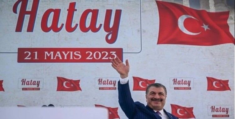 Sağlık Bakanı Koca: Defne Devlet Hastanesi, inşaatına başlandıktan 57 gün sonra kapılarını açacak