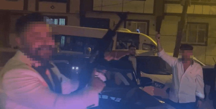 İstanbul'da tüfekli damat mahalleliyi tedirgin etti