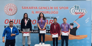 Afyonkarahisarlı sporcu kanoda Türkiye birincisi oldu