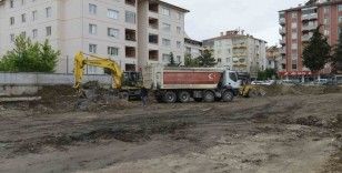 İstiklal Mahallesi yeraltı otoparkı için çalışmalar başladı
