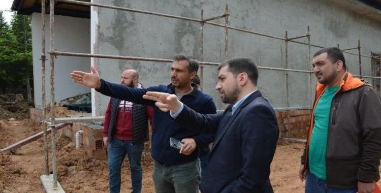 İl Müdürü Damkacı, sağlık merkezi binasının inşaatında inceleme yaptı
