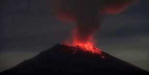 Meksika’da Popocatepetl Yanardağı'nın kül püskürtmesinin ardından sarı alarm verildi