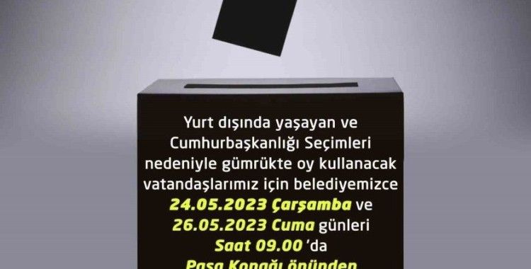 Gurbetçi seçmenlere ulaşım desteği
