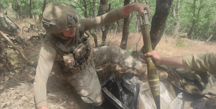 Pençe Operasyonu'nda teröristlere ait tanksavar mühimmatı ele geçirildi