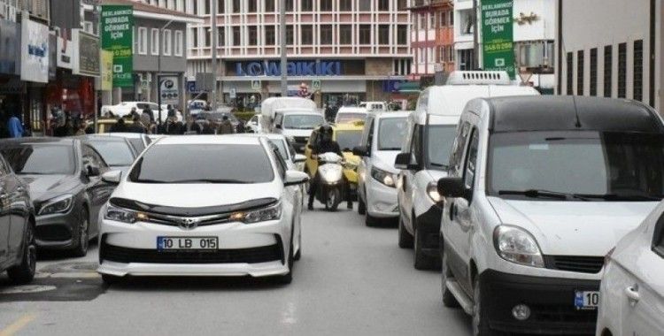 Balıkesir’de trafiğe kayıtlı araç 555 bin oldu