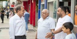 Seçer, esnafla bir araya geldi
