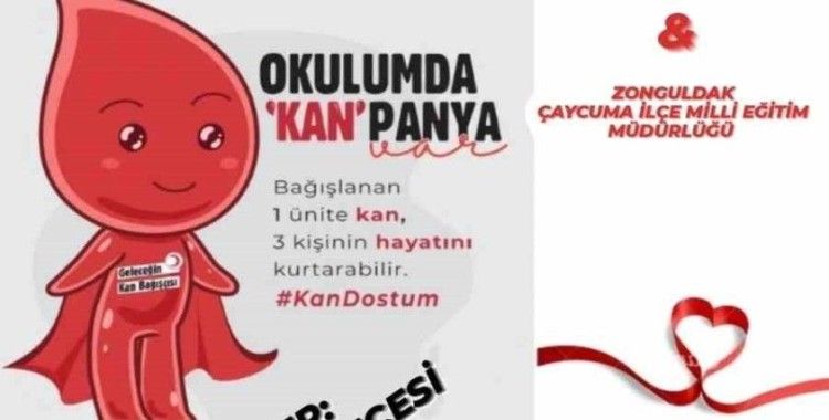 Çaycuma’da "Okulumda ’Kan’panya Var" projesi başladı
