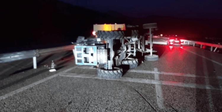 Malatya'da traktör kazası: 1 yaralı