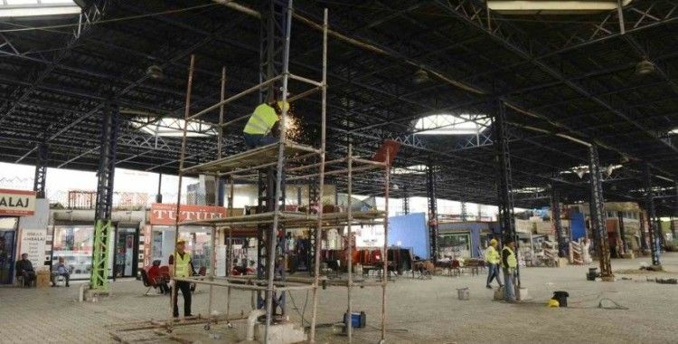 Yedişehitler Cuma Kapalı Pazaryeri güçlendiriliyor
