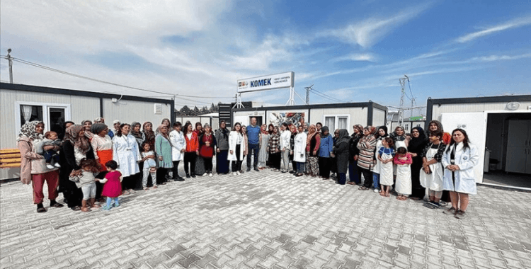 Konya Büyükşehir Belediyesi depremin etkilediği Hatay'da meslek edindirme kursu açtı