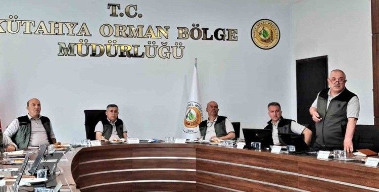 Kütahya OBM’de 2023 yılı orman yangınları ile mücadele tedbirleri masaya yatırıldı
