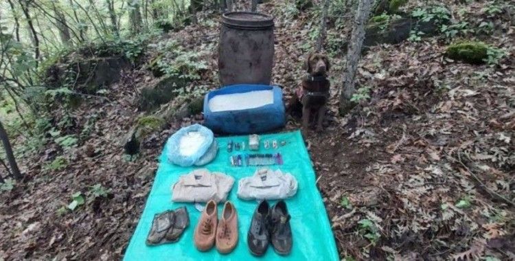 Amanos Dağları'nda PKK'ya ait depo bulundu