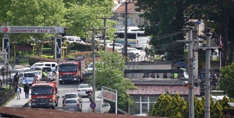 Cezaevinde yangın tatbikatı ekipleri harekete geçirdi