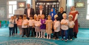 Aydın’da 4-6 yaş öğrencileri Kur’an’a geçmenin sevincini yaşadı
