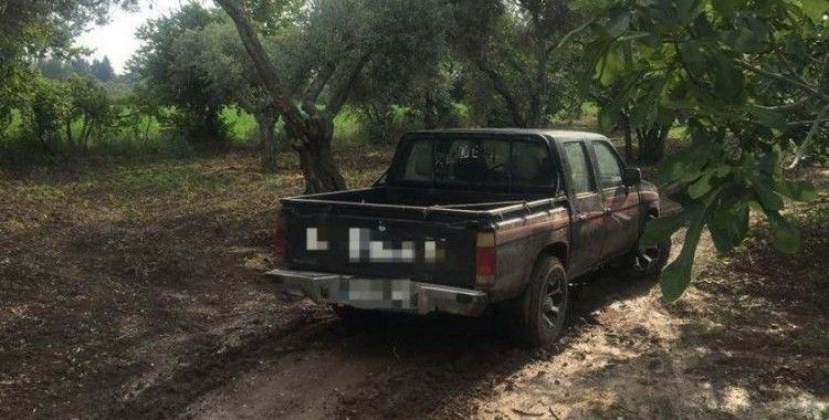 Çalıntı aracı jandarma buldu