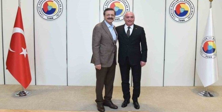 Başkan Özakalın, TOBB Başkanı Hisarcıklıoğlu’nu ziyaret etti
