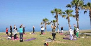 Gazipaşa’da kadınlar sabah sporuyla zayıflıyor
