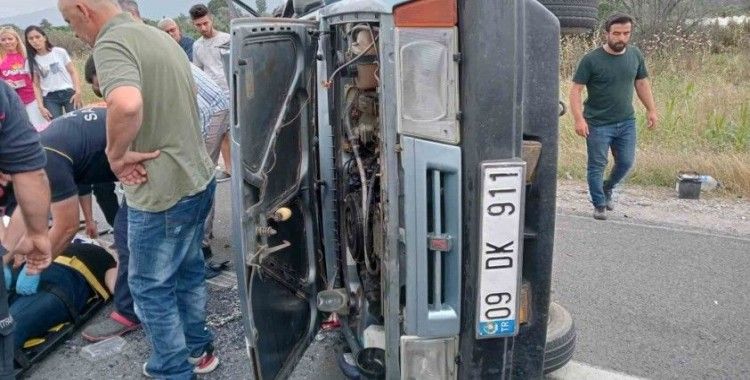 Aydın’da trafik kazası: 2 yaralı
