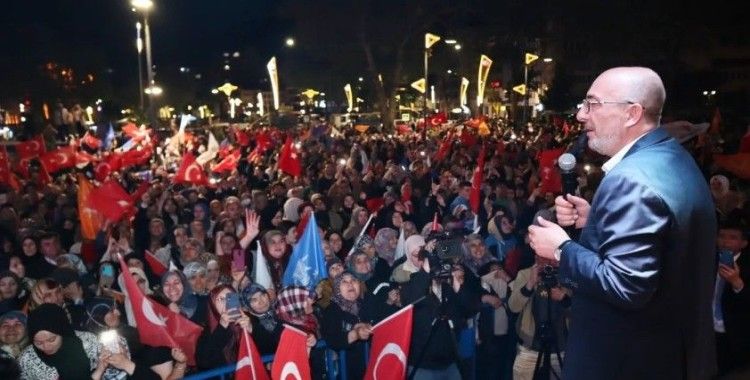 Kütahya’da Recep Tayyip Erdoğan coşkusu meydanlara sığmadı