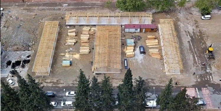 Kahramanmaraş'ta 'ticaretin kalbi'ne ahşap çarşı kuruluyor