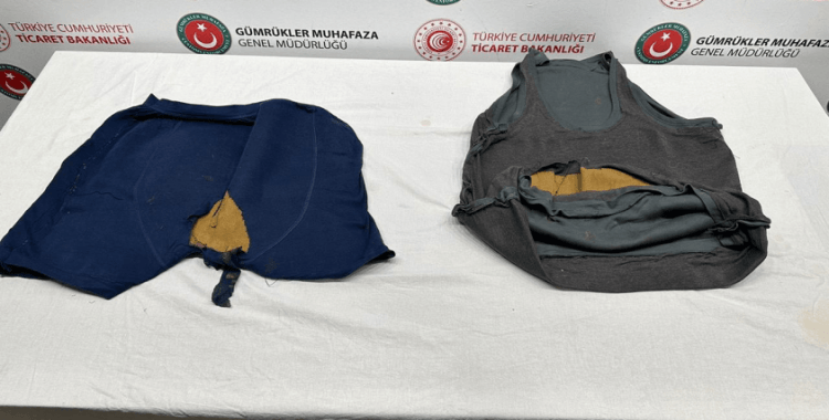 Altını toz haline getirip kıyafetine gizleyen şüpheli yakalandı