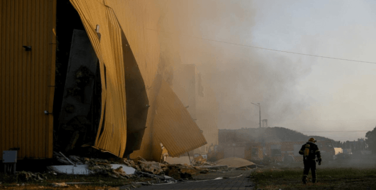 Kiev'de patlamalar meydana geldi