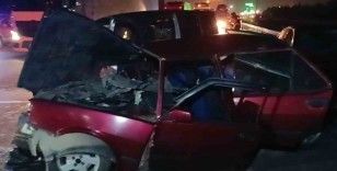 TEM’de 3 aracın karıştığı zincirleme kaza: 4 yaralı
