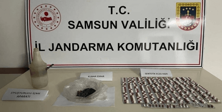 Samsun’da uyuşturucu operasyonu: 2 gözaltı