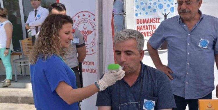 Aydın’da tütün kullanımının zararlarına dikkat çekildi
